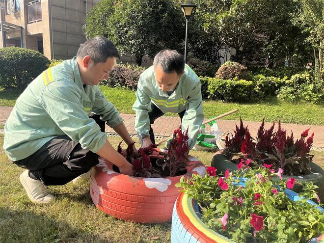 武汉市青山区园林绿化队携手社区共建“共享花园”雷竞技RAYBET(图1)